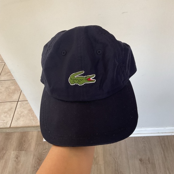 Lacoste Other - Lacoste sport navy blue cap with iconic green crocodile. One size fit all.